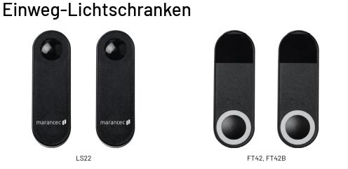 Marantec Lichtschranken-Expander, Reflex-Lichtschranken, Lichtschranken, Einweg-Lichtschranke, Reflex (Reflektor)-Lichtschranke